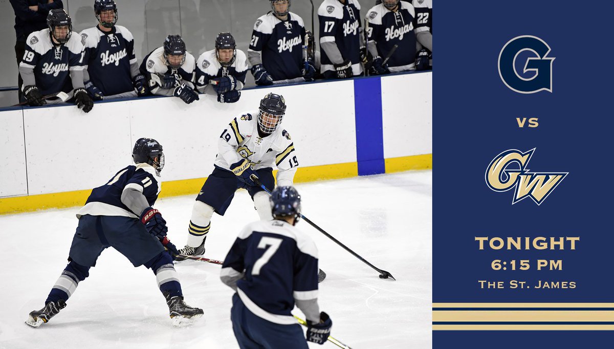 BcpDiego's tweet photo. Huge tilt against the crosstown rivals tonight. Come out and support! #PitterPatter @GWhockey @GWtweets https://t.co/5lZEc79ipj