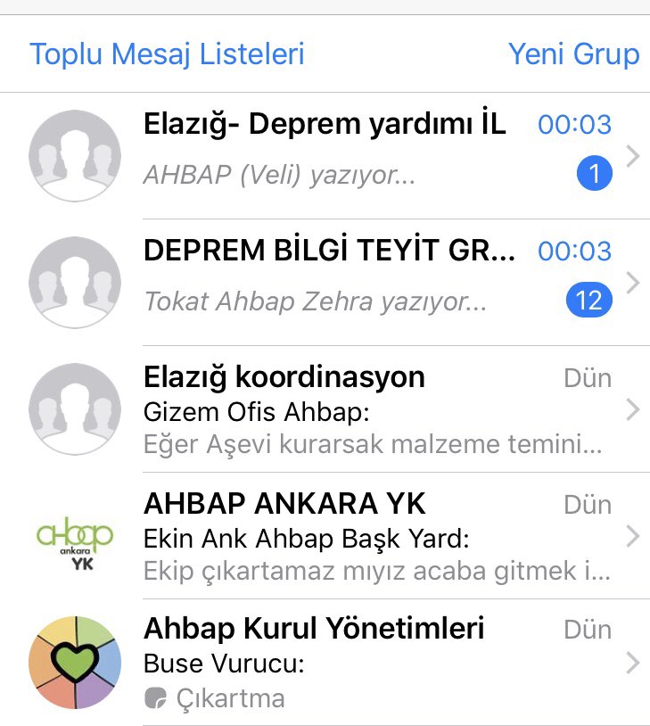 Bugünü hiç unutmayacağım..
Dün geceden beri Whatsapp gruplarında Elazığ’da varolan sıkıntılar üzerine çözüm bulmaya çalışan gençlik..
İyi ki varlar.💚
Sadece bugün olan bu yazışmaları bir gün kitap haline getireceğim..
O kadar duygulu ki..