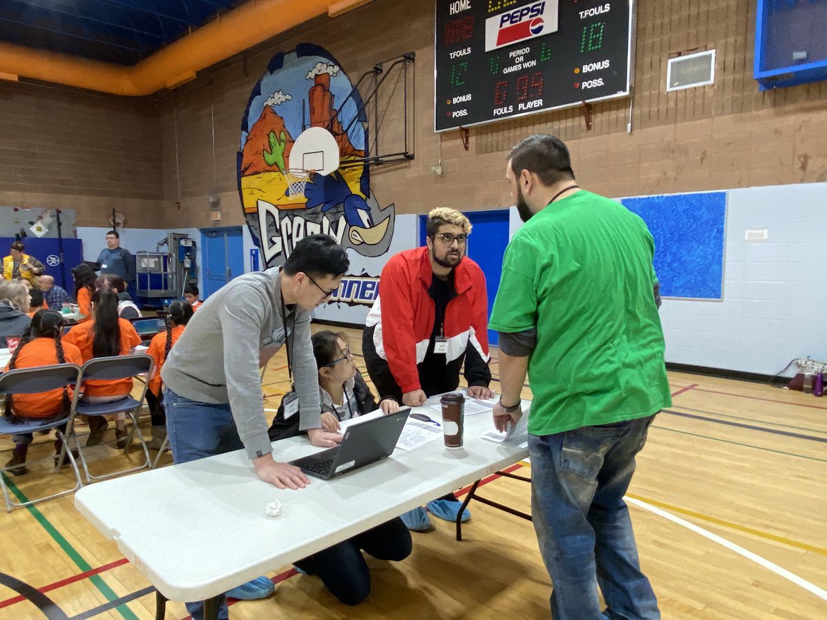 Some intense judging going on. Thanks to our judges for taking the time to volunteer for <a href="/FMPSDTech/">Tech Dept FMPSD</a>’s annual Coding Competition #ymm <a href="/DougNicholls2/">Doug Nicholls</a> <a href="/Robert_Reid_FM/">Robert Reid</a> <a href="/alisyed4rmwb/">Ali Syed</a>