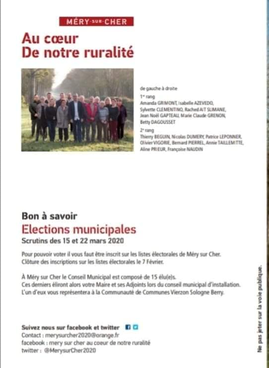 MerysurCher2020's tweet photo. @MerysurCher2020
📌 Nous avons le plaisir de vous faire découvrir en avant-première les axes majeurs de notre projet pour Méry-sur-Cher.
📌 Rached Aït-Slimane et son équipe viendront à votre rencontre très prochainement.
📌 Une réunion d’échanges et une réunion publique à venir! https://t.co/l3cj2itUqX