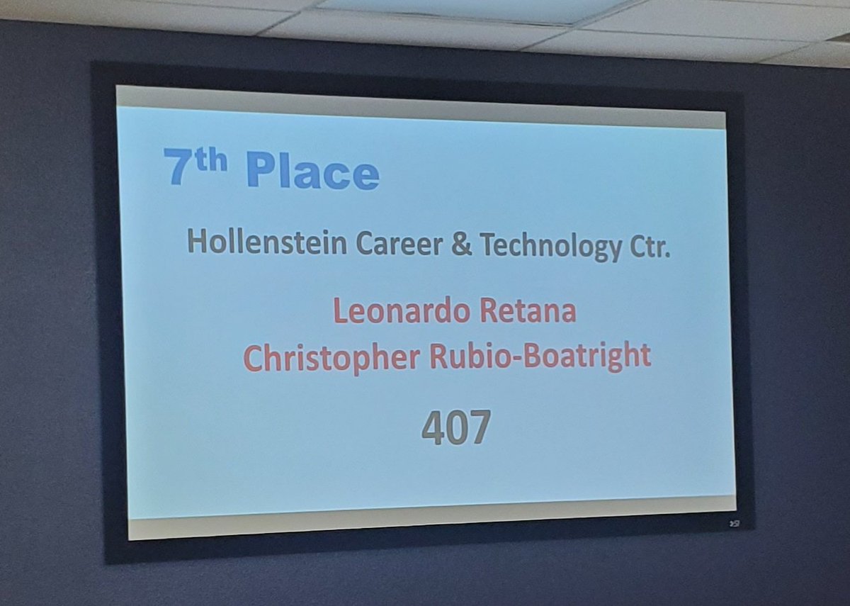 KimTraylor01's tweet photo. Out of 54 teams competing today at the UTI Top Tech Challenge,  @hctcauto placed 5th and 7th! Congratulations. @EMSISD_CTE #emsproud #hctcallin https://t.co/IVYpj7JsA2
