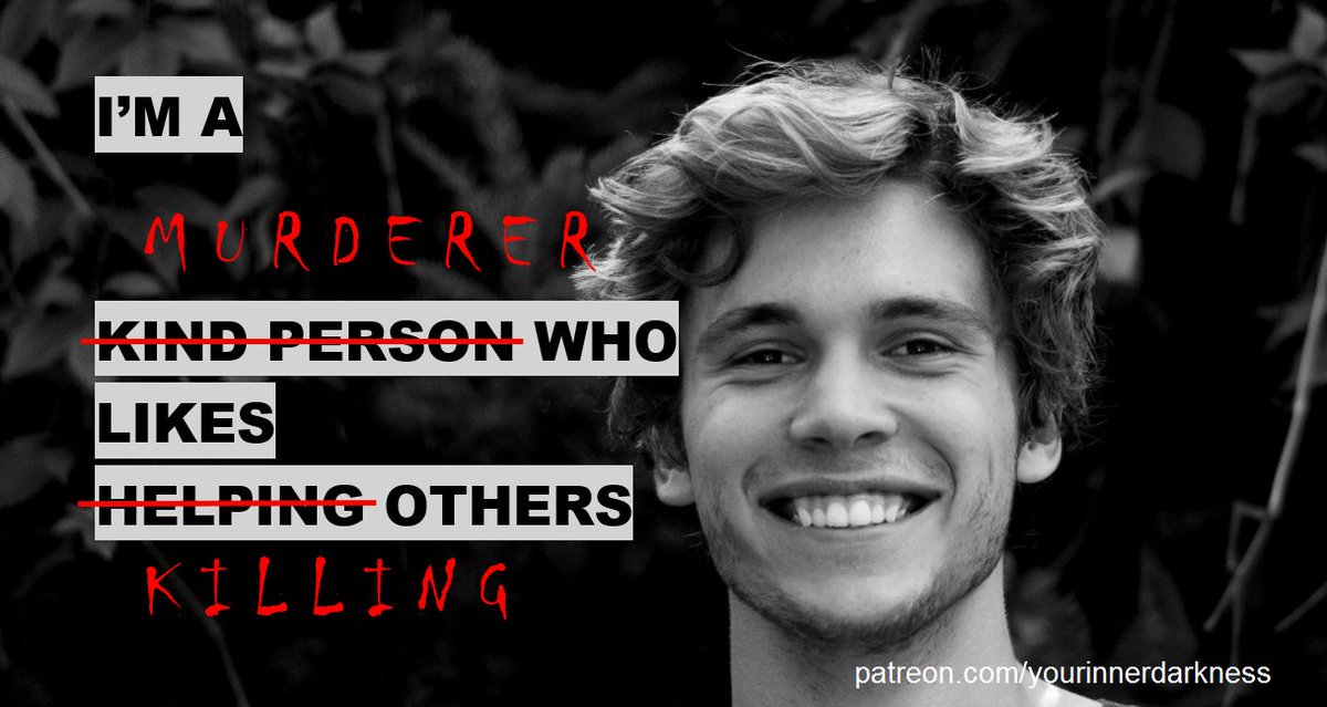 Inner_Darkness's tweet photo. Usually we show the opposite of what we really are just to be accepted by others.
#AlwaysBeYourself #YourInnerDarkness
#RedTruth
https://t.co/9Uv1qOrGGh https://t.co/dls7RyvPWY