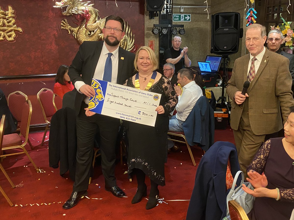 Cheque presentation for £800 with James Hall representing the PSU. #bctlc. @magicpossums <a href="/MrJeremyWalker/">Jeremy Walker</a>