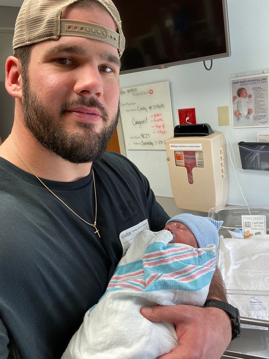 cvhsftbl's tweet photo. Congratulations to Coach Jacobs who welcomed his first born into the world today! Davis Wilson Jacobs Cleveland High Class of 2039! https://t.co/SaXyJTTGa9