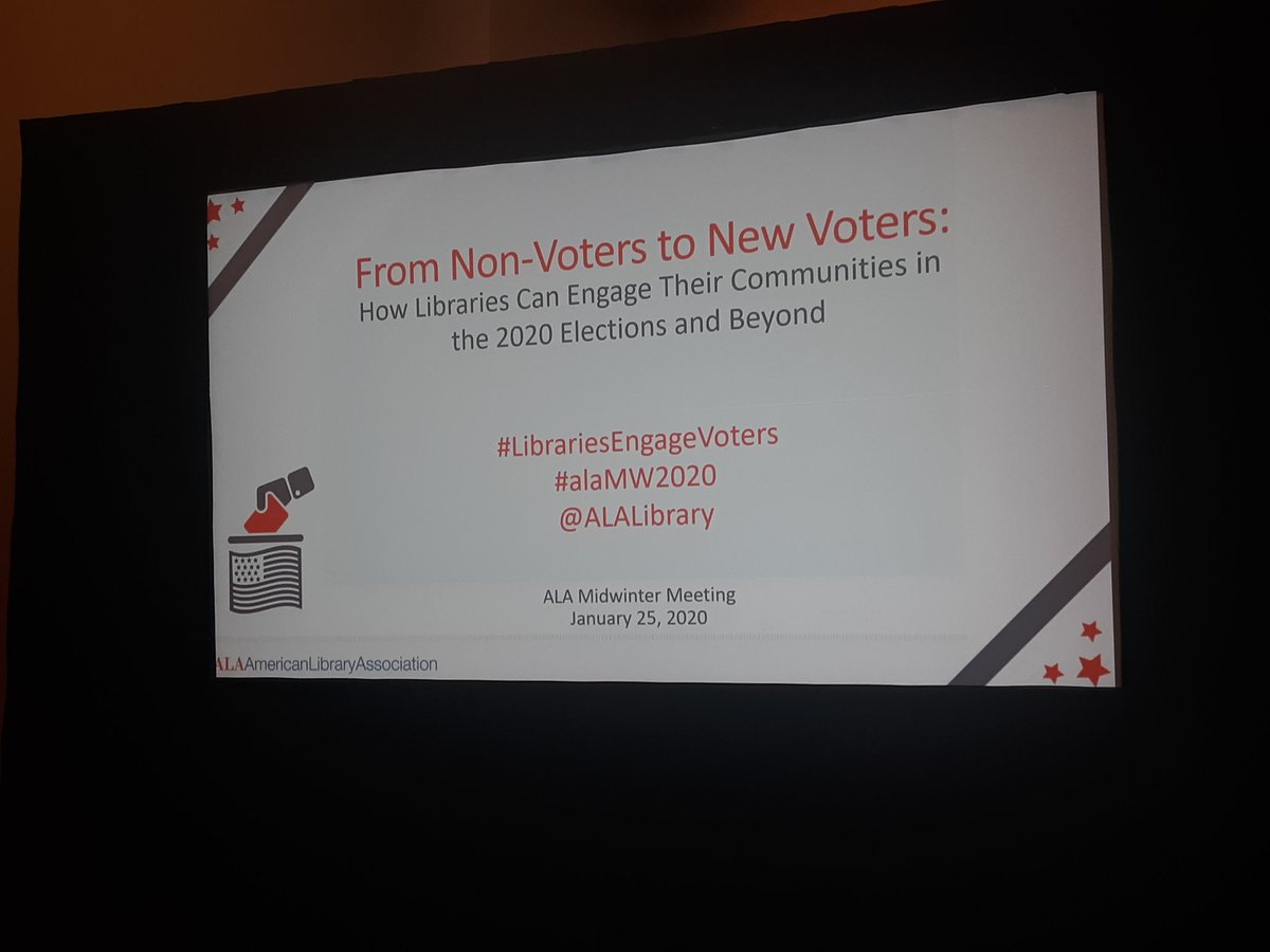 abbyik's tweet image. Honored to be asked to join #ALAMW2020 to talk about youth, elections and how to set up equitable supports for a wide diversity of youth #LibrariesEngageVoters