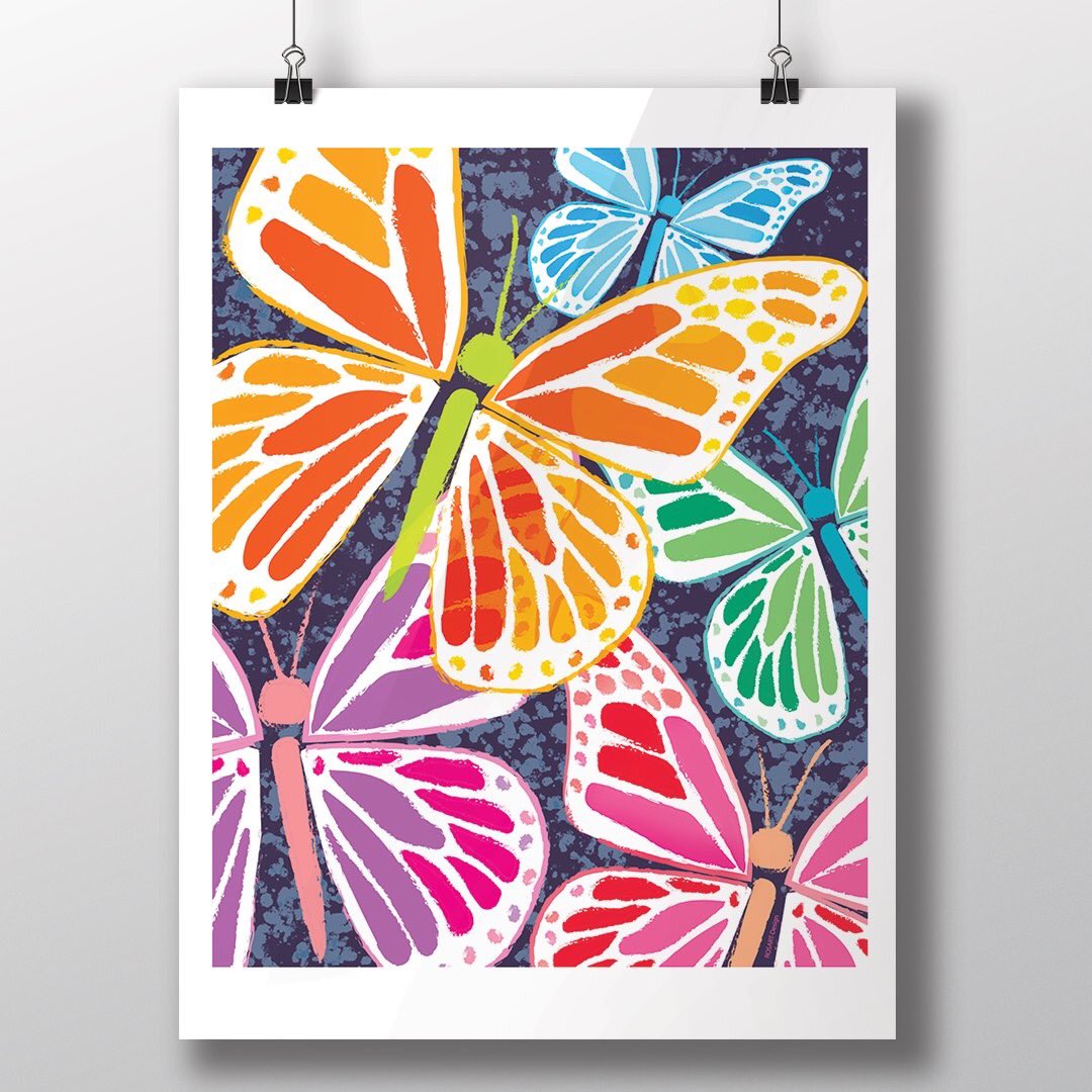 Butterflies are beautiful and full of whimsy!
#illustration #digitalillustration #illustratorsoninstagram #whimsical #chicagoillustrator #kidlitart #kidlitillustration #childrensbookillustrations #adobeillustrators #scbwiillustrators #colour_collective