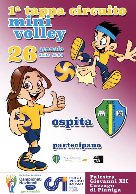 CsiVeDTP's tweet photo. Inizia il #Circuito #Minivolley del #csivenezia. Primo appuntamento in casa della #ASDPolisportivaCazzago con #Polisportival'aquilone e #SanGiorguoChirignago 
#vitaCSI #volley #pallavolo #under8 #under10 https://t.co/PDuLHLZeXa