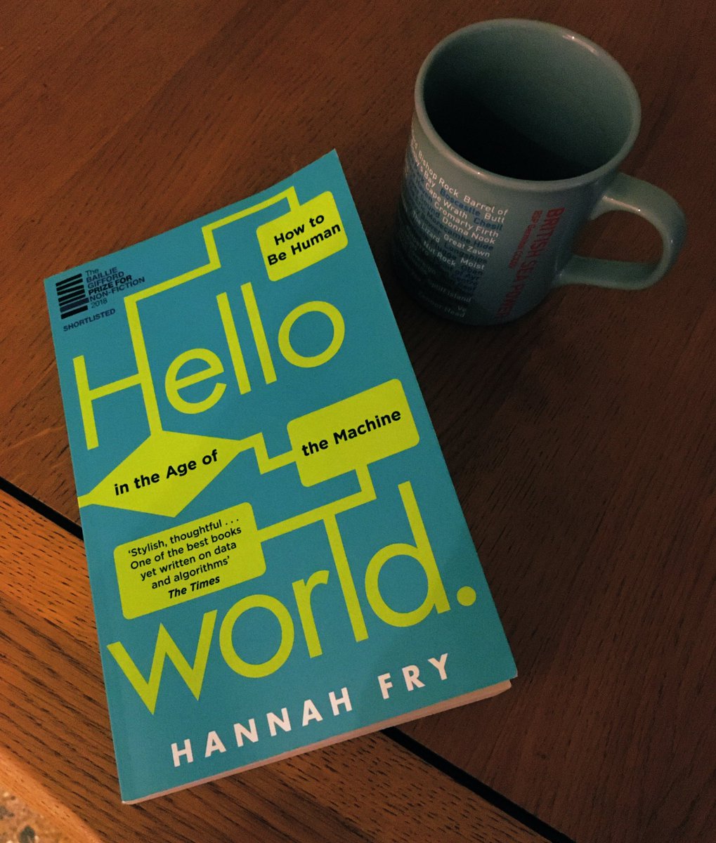 I couldn’t put this down! A fantastic honest intro into algorithms, their advantages, pitfalls and how much further we have to go by <a href="/FryRsquared/">Hannah Fry</a>.  I’m recommending this as a must read before starting any AI project #human #MachineLearning #magic