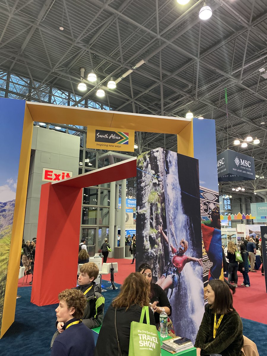 In the mood for a wild safari adventure?

Stop by the <a href="/SouthAfrica/">Visit South Africa</a> booth to learn more about the captivating experiences they have to offer. 

Thank you <a href="/SouthAfrica/">Visit South Africa</a> for sponsoring the #NYTTravelShow.