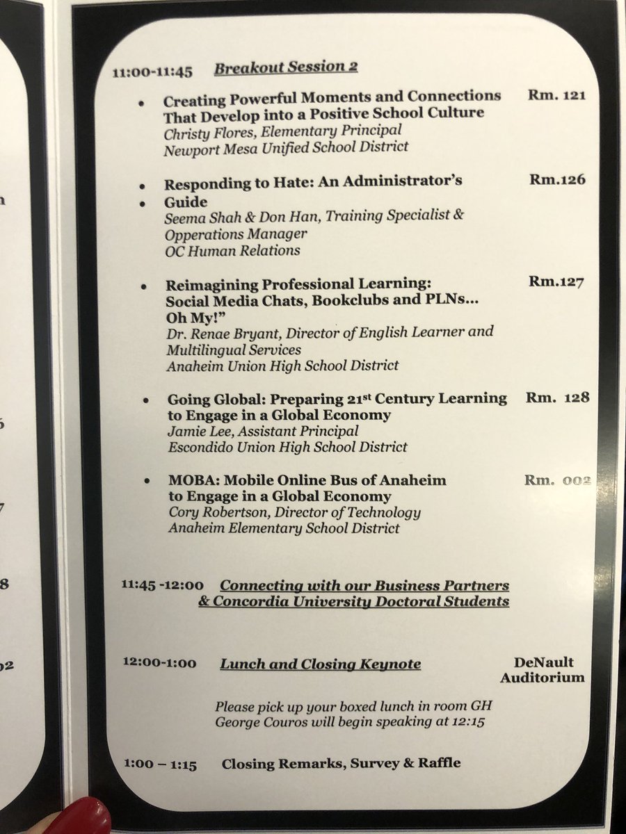 DrRenaeBryant's tweet photo. Fun facilitating &amp; learning w/ @ACSAXVII leaders! U can c r #acsa17chat we did earlier by searching the hashtag! Glad to c everyone on their phones! 😉Excited to start #Ldrshpbkchat with Sintek’s Infinite Game in February! Questions will be posted this week! #ACSA17 @simonsinek https://t.co/039y1kkhQN