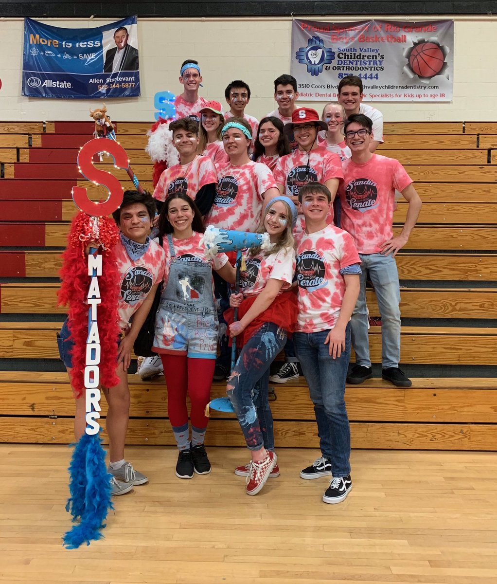 Sandia Senate wins Best Roll-Call at Central District!!!❤️💙🏆 #oneinamelon #bigredpride