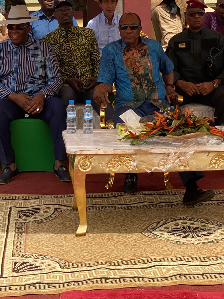 IbrahimaKFofana's tweet photo. #Kindia

J'ai pris part, ce samedi au côté du Président de la République @President_GN à l'inauguration des Ponts sur le fleuve Konkouré (373,64ml) et  Kakrima (144,95ml) construits dans le cadre du Projet d'Aménagement Hydroélectrique de Souapiti. https://t.co/QUX9BERf35