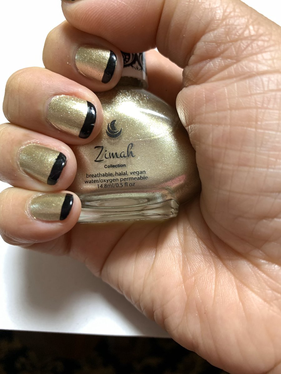 Shimmering Gold &amp; Midnight.      zimahcollection.com