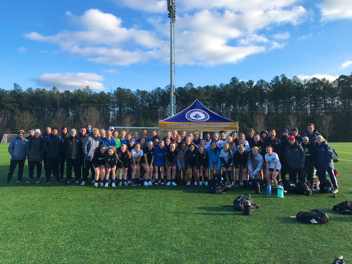 ThatBoiRico's tweet photo. Great effort and a lot of talent on show from players at the 2020 @SSAEliteSoccer Girls College Combine. Coaches from 20 schools in attendance.

#iPlaySSA #SSAWay https://t.co/1mspBksi6c