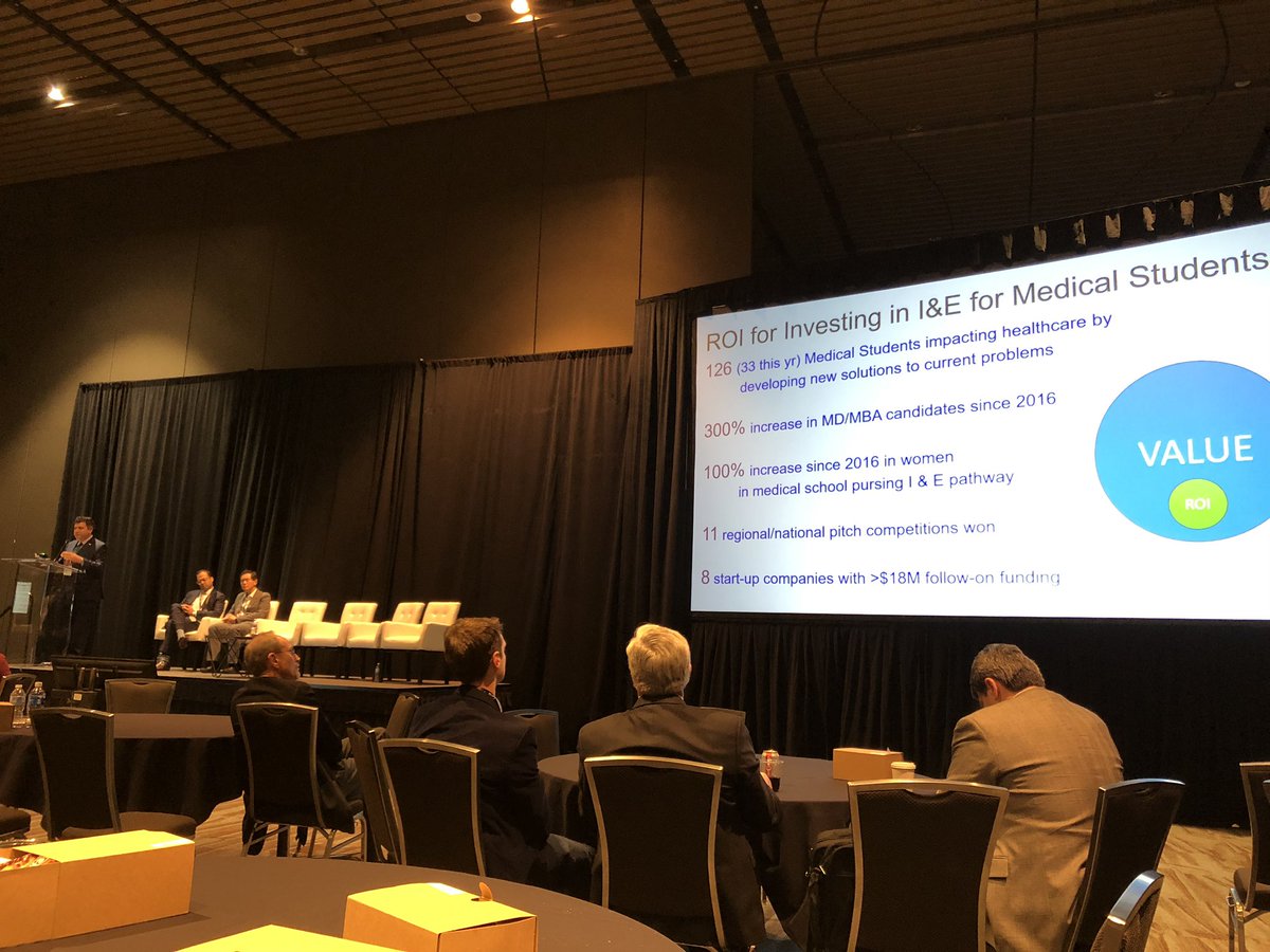 Keynote speaker Dr. Cohen at tech-con #STS2020 demonstrates the value of innovation and entrepreneurship combined with medical training #umichmedicine