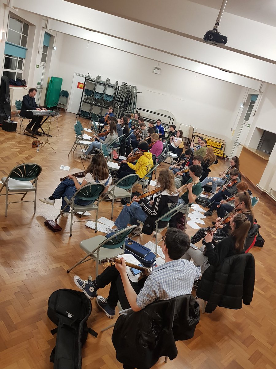 IMDLEvents's tweet photo. Fab sounds at the first Trad Gathering rehearsal of 2020, rehearsing tunes from the repertoire of Lucy Farr (RIP) for our first performance on the Trafalgar Stage on St Patrick's w'end #Londontrad #youngirish #lucyfarr https://t.co/lbomS9PSAH
