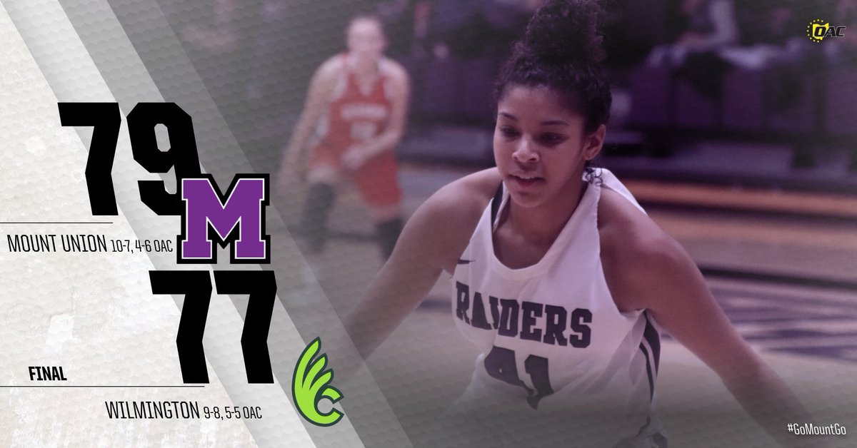 purpleraiders's tweet photo. Women's Basketball: Second Half Comeback Lifts Raiders Over Wilmington #GoMountGo 
https://t.co/K5yvbzKVVD https://t.co/s41ToltGk0