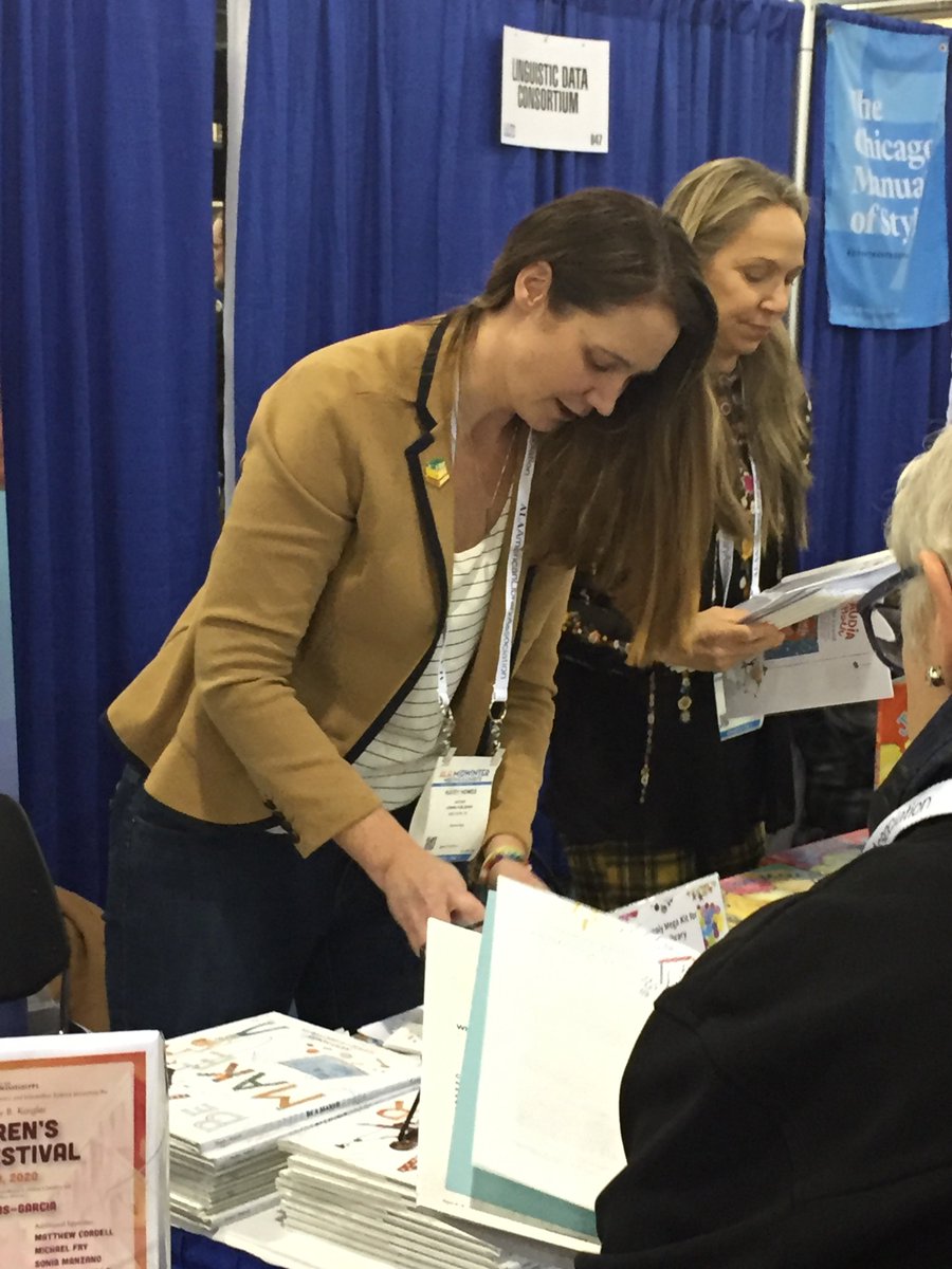 StormLiterary's tweet image. Enjoyed seeing @Kateywrites at yet another BE A MAKER signing @LernerBooks @FoodforMyFamily @elizabetvukovic  And not a single book left either! #alamw2020 That was fun....but so was lunch