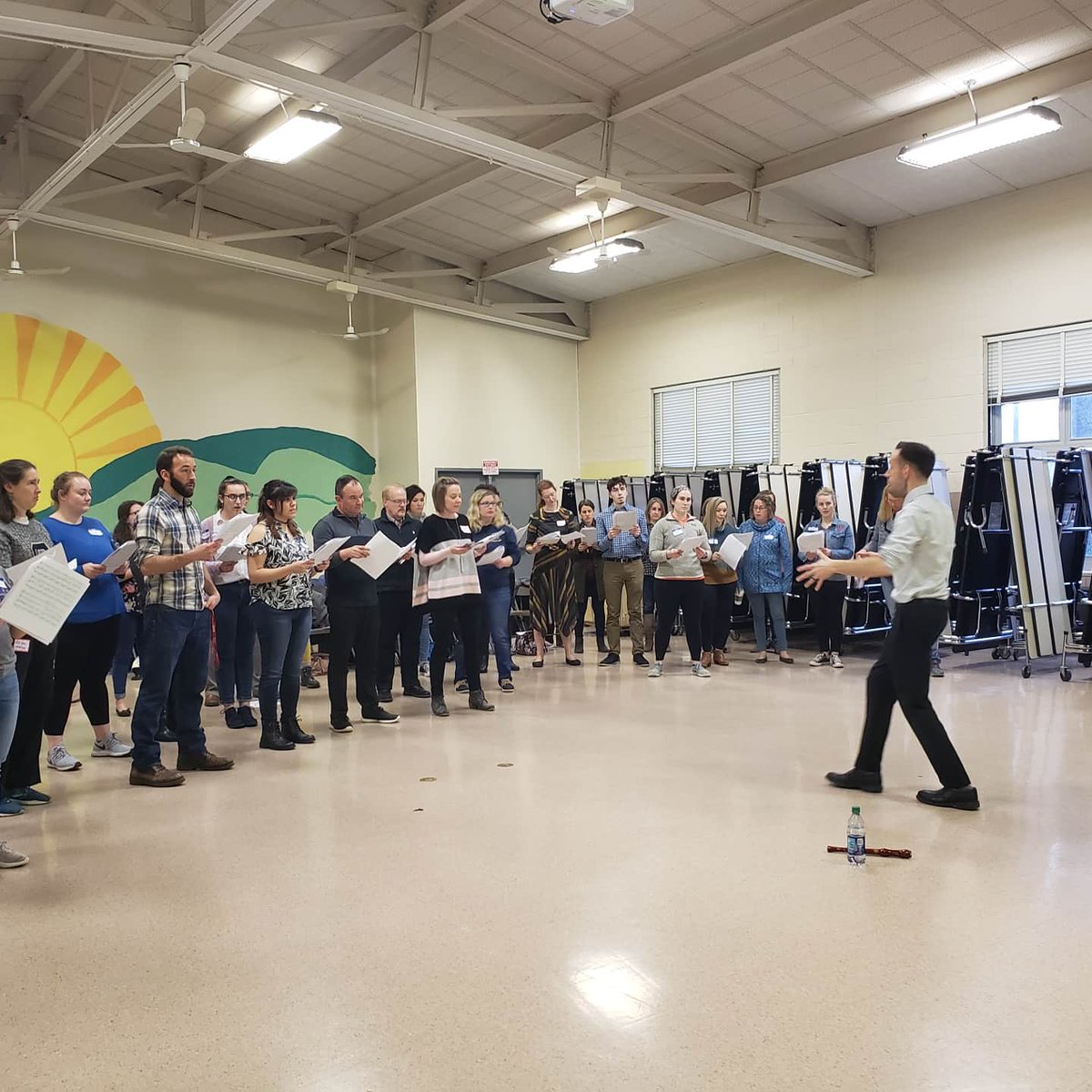 Orff process with choral music at the GRAOSA winter workshop with James DesJardins <a href="/GRAOSA1970/">GRAOSA</a> <a href="/jm_des/">James DesJardins</a>