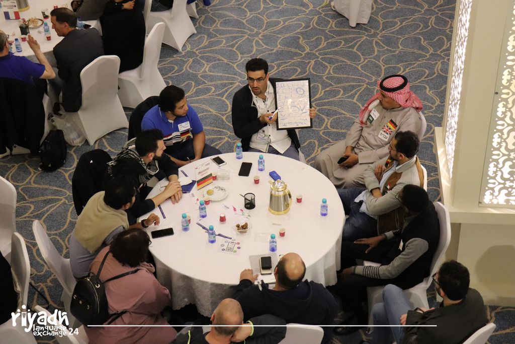 RiyadhLEorg's tweet photo. German Table for Beginners in the latest event No.24.
Deutsch Tisch für Anfänger in der letzten Veranstaltung Nr. 24
***
#deutsch #german #language #riyadhlanguageexchange #riyadhleorg #riyadhle #riyadh #english #learn https://t.co/ZYGKUF5blO