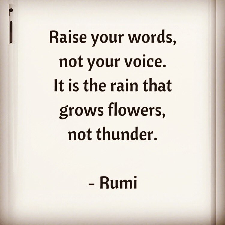 csmitty2u's tweet photo. The loudest one on the crowd is not always heard nor understood. Elevate yourself...up, UP, above the fray.
#DecidedlyDion #Motivation #SaturdayVibes #LadyBlogga #UseYourVoice #RaiseYourWords #RumiQuotes https://t.co/s5I700RNXk