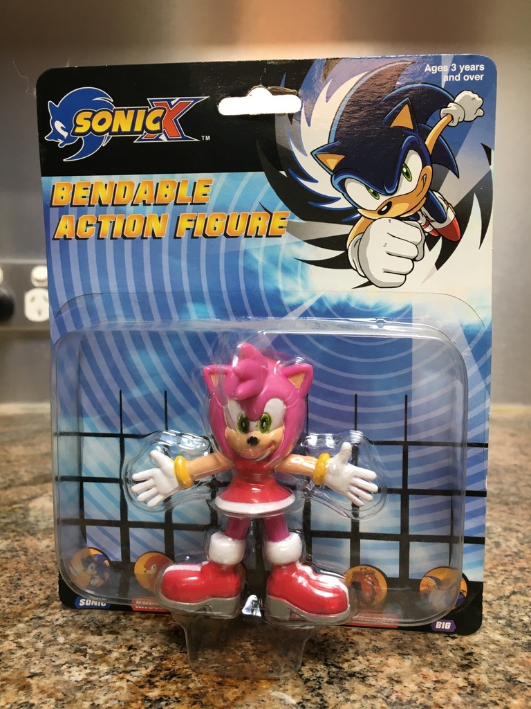  Sonic The Hedgehog Action Figure Toy – Amy Rose Figure