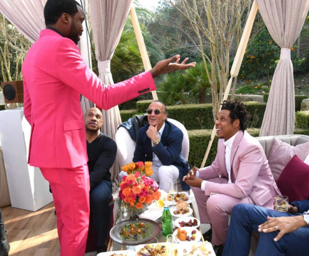 WhereImFrom96's tweet photo. JAY-Z with @1996Biggs, @MeekMill
#RocNationBrunch https://t.co/efEin3nk3T