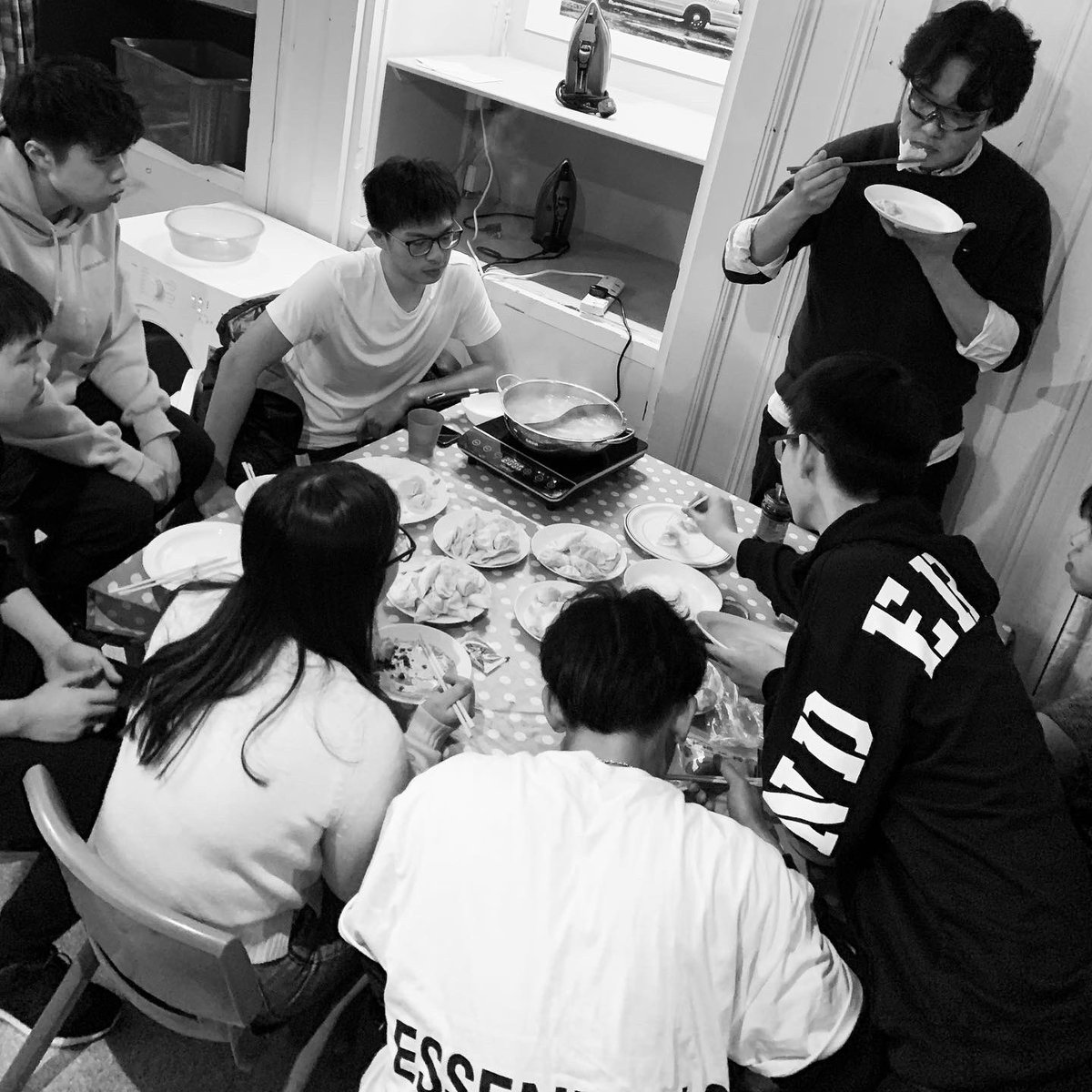 PPCrochehouse's tweet photo. An amazing evening of cooking and conversation ! Chinese dumplings, noodles, rice balls and laughter ! #bestjobintheworld #ChineseNewYear https://t.co/hpNdbZ6DIJ