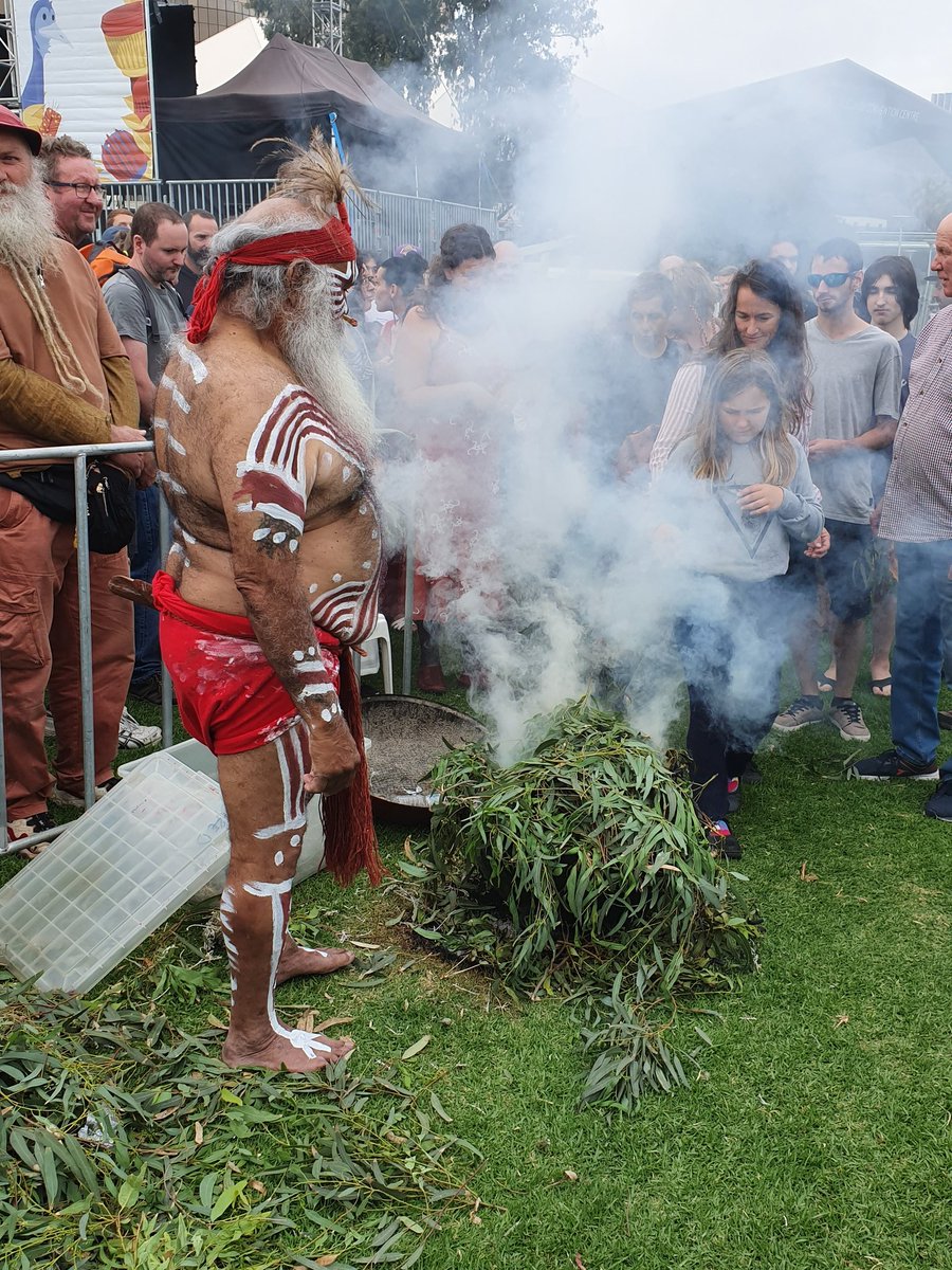 I took part in a smoking ceremony on sacred Kaurna Land this morning. Acknowledging that our mob are mourning and our mob are surviving. As a board member of the @AustraliaDaySA i'm glad that we are taking the time 2 stop, reflect and listen 2 our mob <a href="/IndigenousX/">IndigenousX</a>  <a href="/HoussamAbiad/">Houssam Abiad</a>