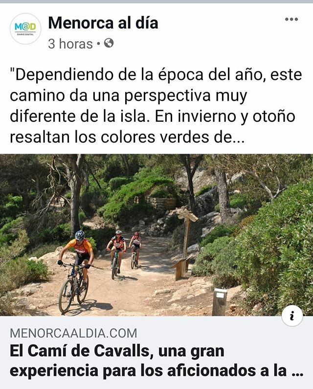 EsRecader's tweet photo. Molt bon article

@menorcaaldia

#esrecaderbicicleta+transfer
#camidecavalls 
#bikes&amp;transfer
#ciclostramontana

@turismomenorca @consellinsularmenorca
@ciclostramontana
#nosotrosteayudamos #menorcaeninviernoestapreciosa #venidisfrutamenorca

#repartomen… https://t.co/3DrLvUNNEt https://t.co/gchD6xKRMT