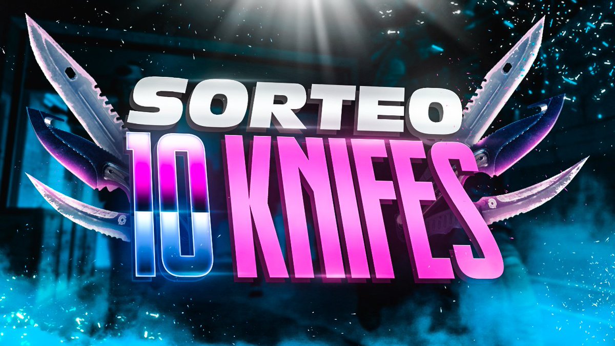 🔪SORTEO x10 (o más) CUCHILLOS CSGO (+600$)🔪

REQUISITOS:
- Seguirme
- Dar RT
- Mencionar a un amigo
- Ver el vídeo en el que explico todo: bit.ly/2RqUWqf (1k LIKES y 3 cuchillos EXTRA)
- Seguirme (Twitch): twitch.tv/sajucasino

Resultados 20/02 &amp; 10k