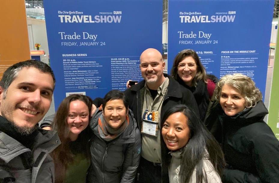 🌎 Our Co-Founder Judy Carvalhal &amp; son Joshua Angermeyer are having a great time at <a href="/NYTTravelShow/">NYTimes Travel Show</a>! We enjoyed the Latin America &amp; Adventure Travel sessions and networking yesterday. Wonderful to see old friends &amp; meet new friends! 😀

#nyttravelshow #travel #newyorktimestravel
