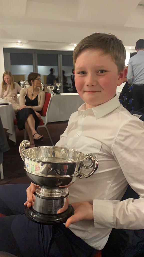 Bailey has had an amazing evening at EGCC awards getting this award!! #baileysrevolutionagainstcancer <a href="/AATR_Cycling/">AATR - All About The Ride</a> #10yearsold #fundraisingboss