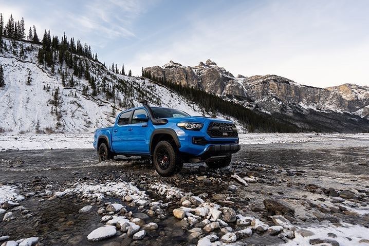 ToyotaWhitby's tweet photo. Tacoma’s hard-charging exterior style is a clear reflection of its terrain conquering capabilities. 💪🏻 https://t.co/s2iyJgRtl1