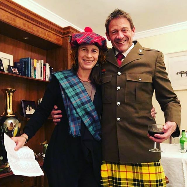 Burns Night... Well Andrew was born in Scotland.... so a wee address to the haggis isn't so off piste..#burnsnight #burnsnight #scotland #robertburns #addresstoahaggis #fun #partytime #party #onelifeliveafunlife ift.tt/2tTButg Burns Night... Well Andrew was born in Sco…