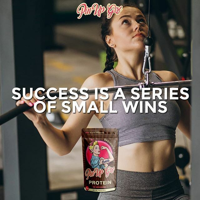 PinUpGirlFit's tweet photo. Small wins create an environment for big wins. Those big, greasy “Whammy!” moments where you suddenly add 25 pounds to your bench press PR are made possible with the consistent application of small steps of progress. The big breakthrough moments are awes… https://t.co/z7Gjd1n34g https://t.co/Amfh2wjM4A