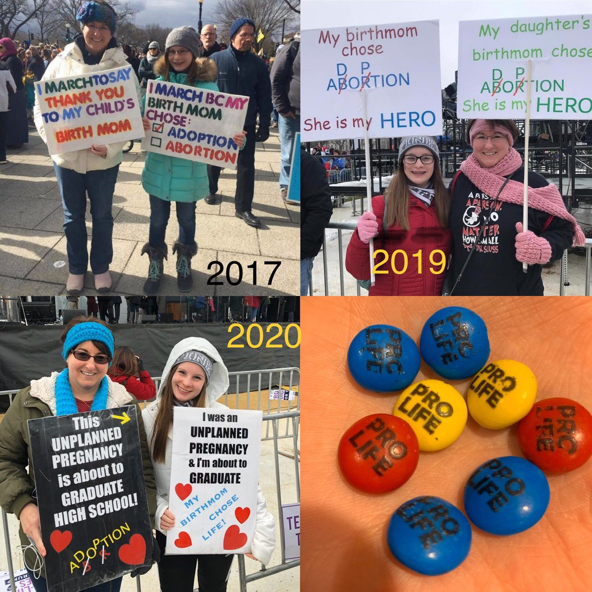 SusanHolmes3's tweet photo. @March_for_Life That’s us!  Read our story at https://t.co/p5FopLYzYE https://t.co/R5wUd9tahE