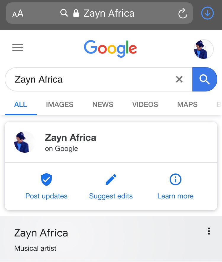 zaynafrica_'s tweet photo. I’m now VERIFIED on Google @premiumbusiness 🔥 https://t.co/L7BqB888Gx