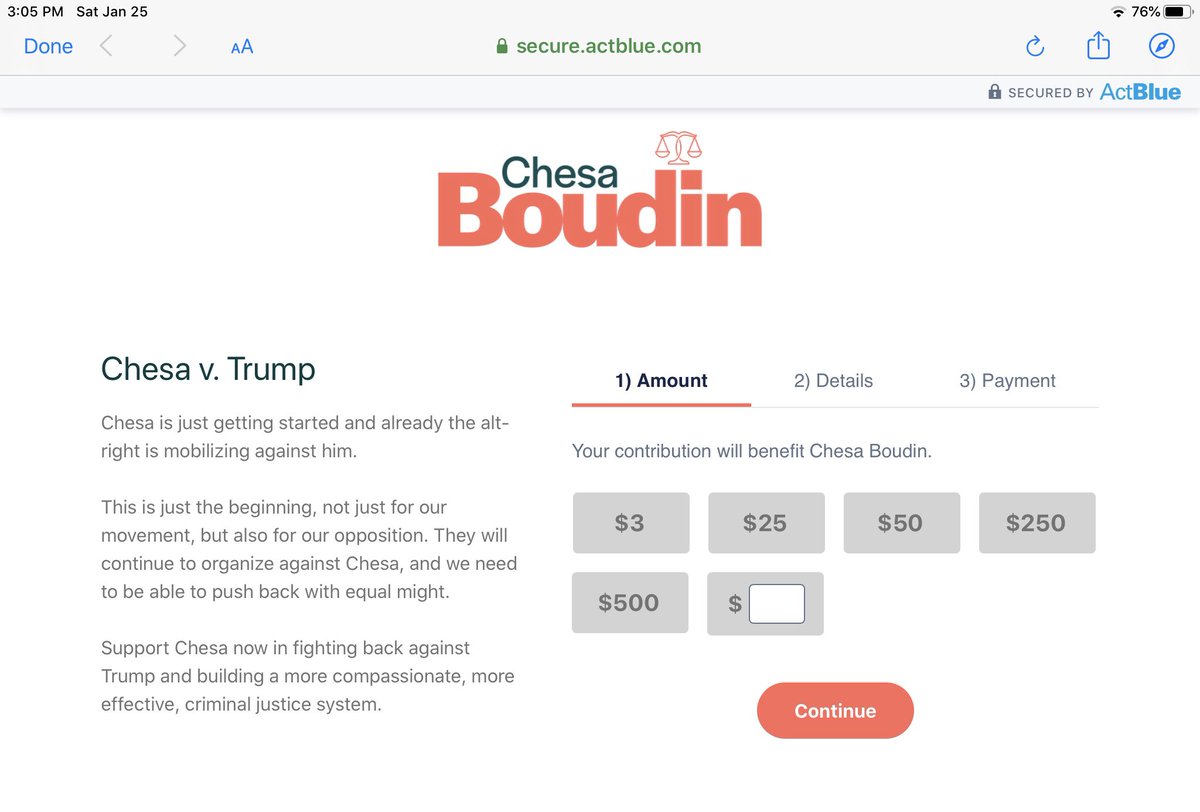 Chesa v. Trump

Chesa is just getting started and already the alt-right is mobilizing against him.

This is just the beginning, not just for our movement, but also for our opposition. They will continue to organize against Chesa, and we need to be able to push back with equal might.

Support Chesa now in fighting back against Trump and building a more compassionate, more effective, criminal justice system.