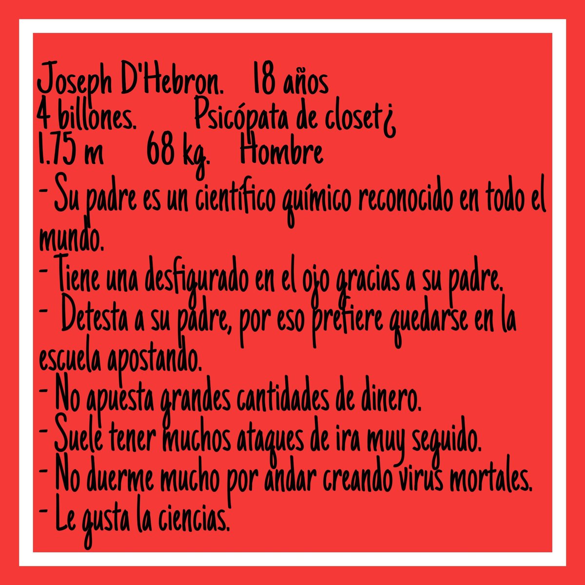 EvaLaArtista14's tweet photo. #BetSchool
Holiwis, me uno a otro # y dejo aqui a mi chavo con problemas psicológicos, lo hice apurado por lo que por es las proporciones tan raras. https://t.co/stQVlZdDAp