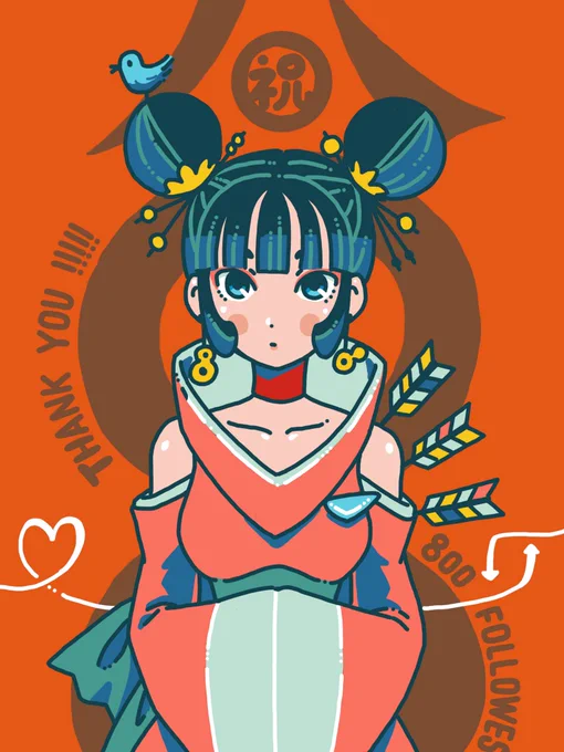 気が付いたら…800フォロワー超ありがとうございます。
いつも皆様のRT♡励みになっています。
こうして沢山の方に見て頂ける環境で絵を描くことが出来、恵まれていると思います。ありがとうございます。 