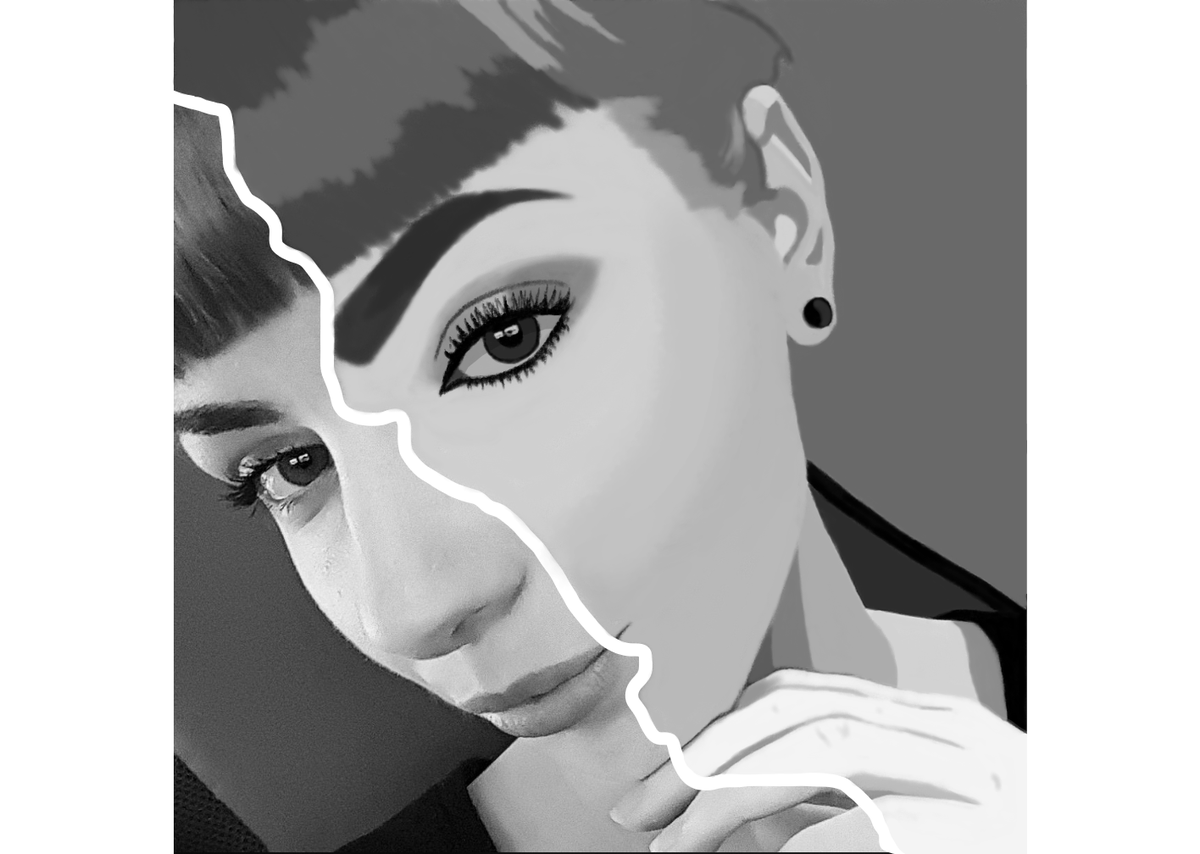 oliviami_'s tweet photo. Have to admit: black and white ones are easy to make. Although it was my second try, i think it turned out alright :3 #cartoon #toonme #cartoonizeme #art #fun https://t.co/I6bD94s1Bl