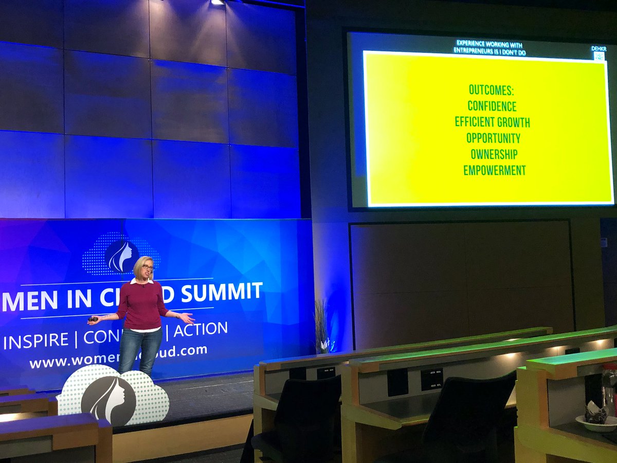 Who caught D+B Founder and CEO <a href="/LindsayDayton/">Lindsay Dayton LaShell</a> leading today’s workshop at #WICSummit2020? 🙋🏼‍♀️ <a href="/womenincloud/">Women In Cloud</a> #shesoars