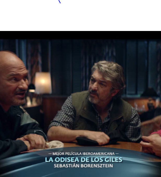 vivanuestrocine's tweet photo. La Odisea de los Giles---Mejor Peli IBEROAMERICANA---el sueño argentino, siempre nuestro #PremiosGoya #Goya2020 https://t.co/A95YNhGWtQ