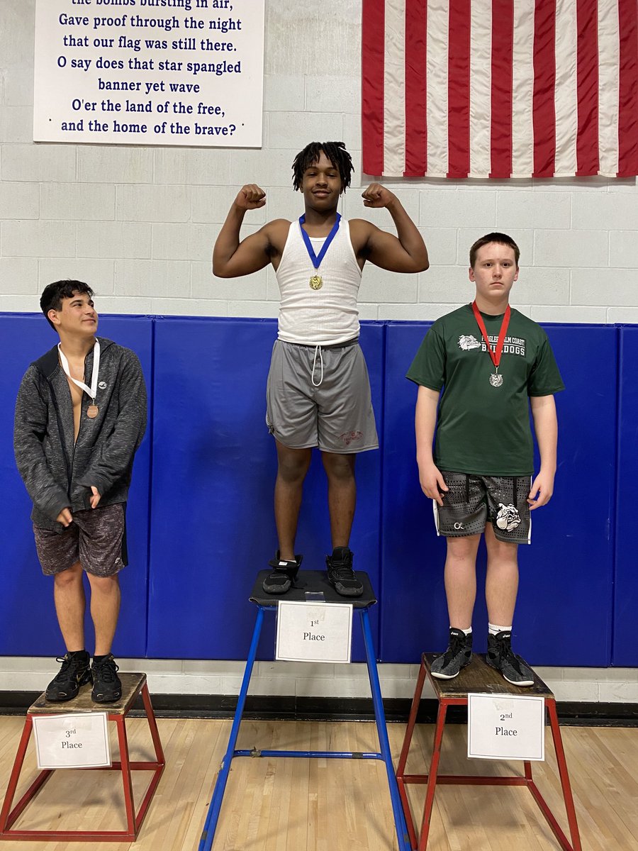 MrJessRivera1's tweet photo. How does it feel G? Garion Miller winning his first Gold Medal in the 182 weight class at the Sebastian River Tournament. #PantherPride #ThisisonlytheBeginning #FPWA #TheWESTPrepMagnet #TheWESTPrep https://t.co/wSVS9RRuaw