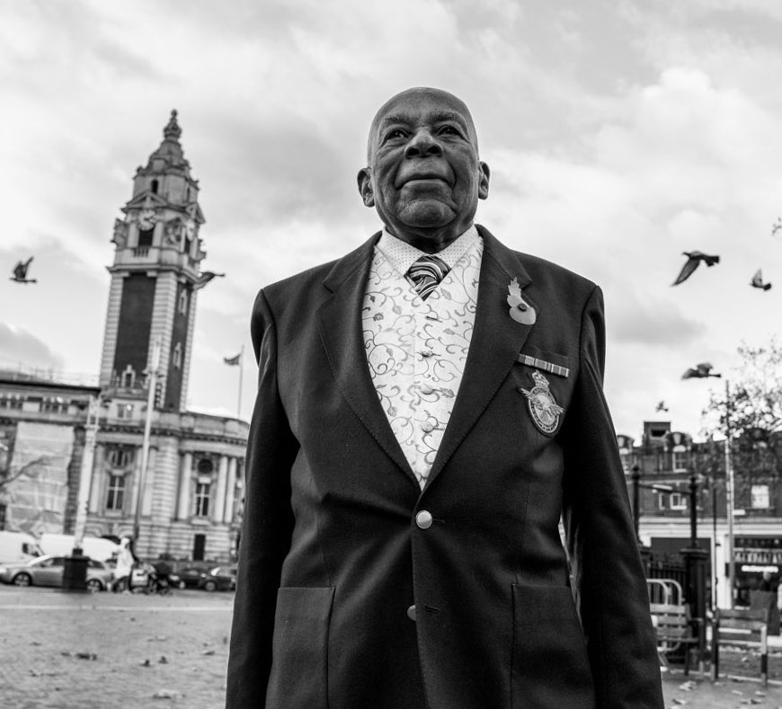 UKBlackHistory's tweet photo. Alford Gardner, now aged 93 and one of the few surviving passengers from the original Empire #Windrush voyage.  #britishblackhistory #britishhistory #windrushgeneration #windrushscandal #pioneer https://t.co/57ZHkPULOe
