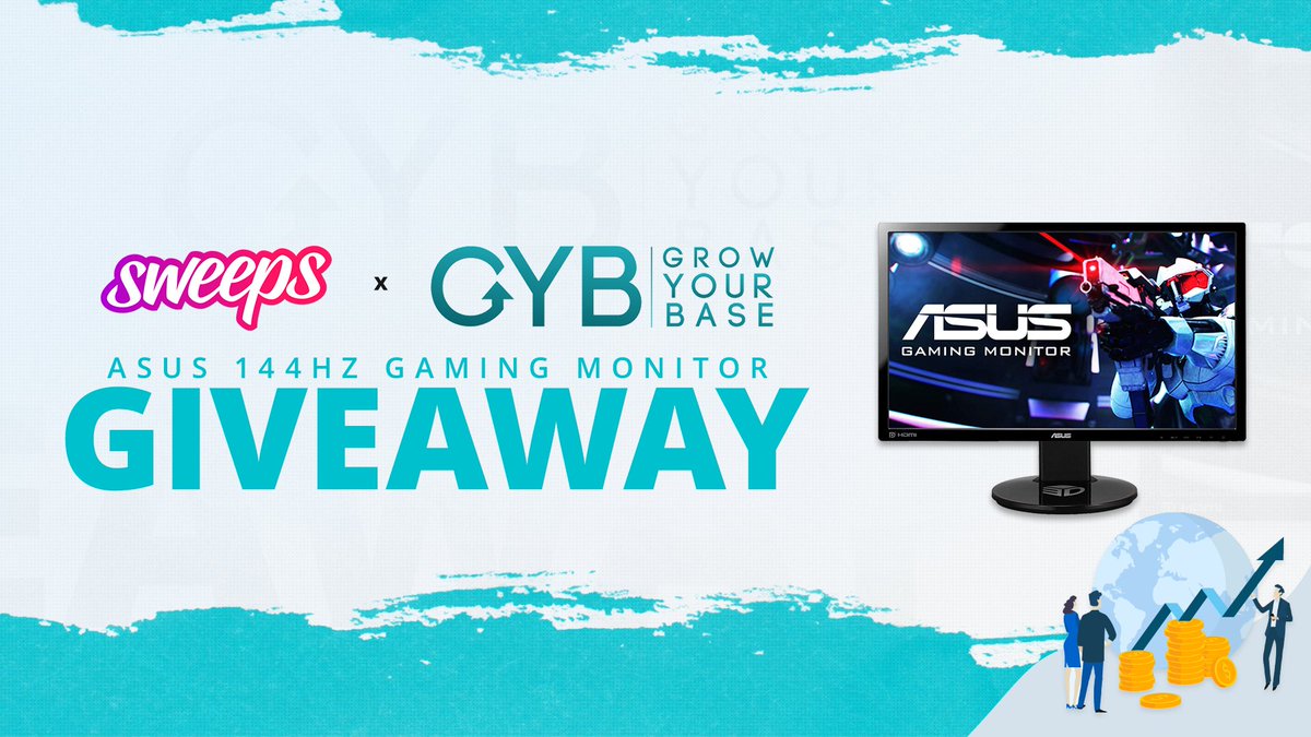 We're excited to announce this ASUS 144Hz Gaming Monitor giveaway!

To enter:
🔗 Click here: sweeps.gift/4TE1L

Bonus entries:
💬 Reply to this post
💞 Retweet and like this post
👉 Follow @GrowYourBase_