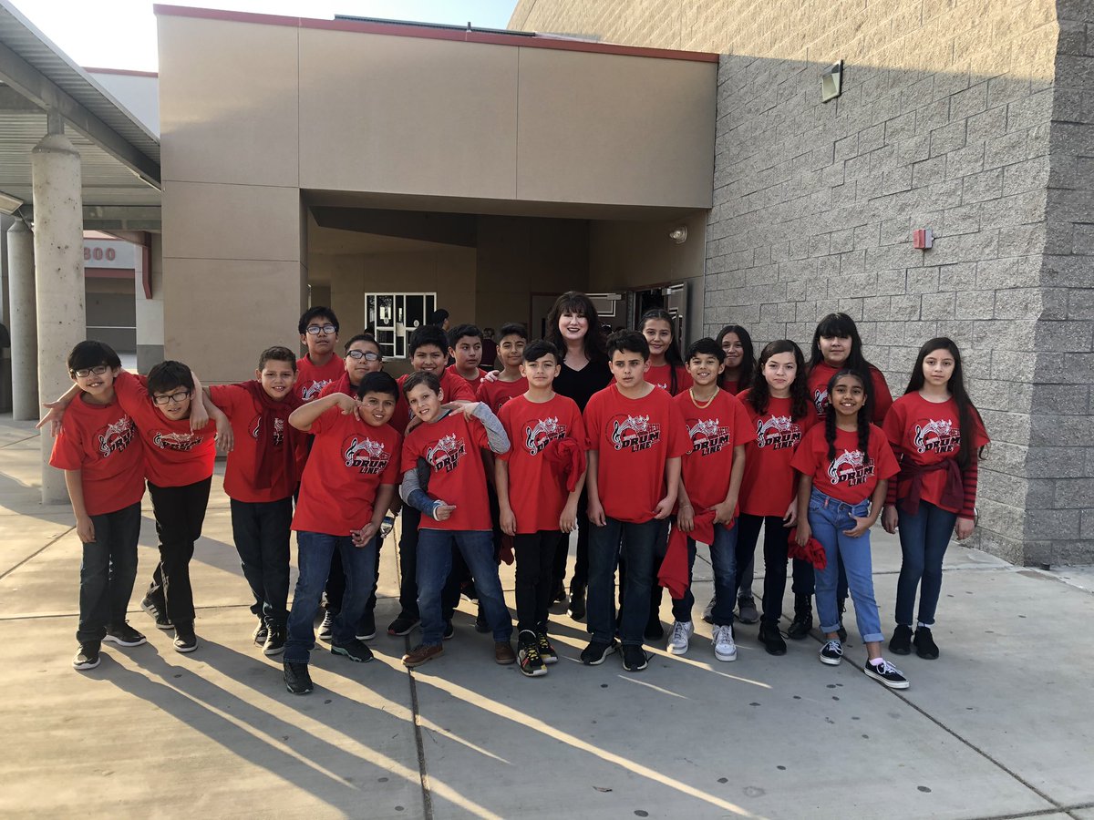 <a href="/Horizon_Jaguars/">Horizon Elementary School</a> Drumline is ready for their 1st competition today! Thank you <a href="/McfarlandMusic/">McFarland Music</a> #hesjaguarpride #McFarlandUSD