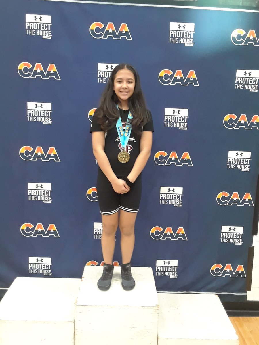 CPAWrestling's tweet photo. Proudly presenting Chandler Prep's first Girls' CAA Champion!!  Serena DeRosa! https://t.co/pCEmgIopYq