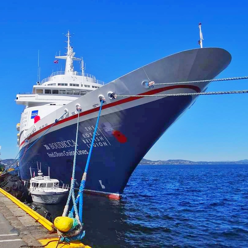 nauticallyspeak's tweet photo. We just ❤️ @FredOlsenCruise #Boudicca and her wonderful bow! We took this shot of her in Bergen last June during our Norwegian Fjords cruise on her. She really is a special little ship 😍

#fredolsen #boudicca #bowshot #bergen #norway #june2019 #cruise #cruisemarsh https://t.co/OoGDe8SoW9